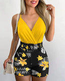 Moda primavera/verão. 2 pçs short e blusa Bella & Chique.