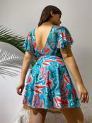 Blusa de manga curtaTankini Verão Bella 2025