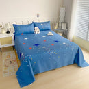 Lençol Estampado Floral — Cama Solteiro, Casal e Queen
