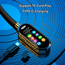 Fones de ouvido Bluetooth 5.4 com tela colorida, modelo neckband, sem fio, 
com redução de ruído, ideais para monitoramento de apresentações ao vivo.