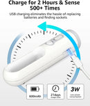 Luminária Noturna LED 2 em 1 com Sensor de Movimento e Lanterna Recarregável
