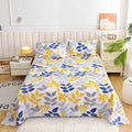 Lençol Estampado Floral — Cama Solteiro, Casal e Queen