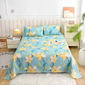 Lençol Estampado Floral — Cama Solteiro, Casal e Queen