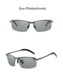 Óculos fotocromático masculino Night Vision. visão diurna e noturna, óculos UV400, condução e pesca