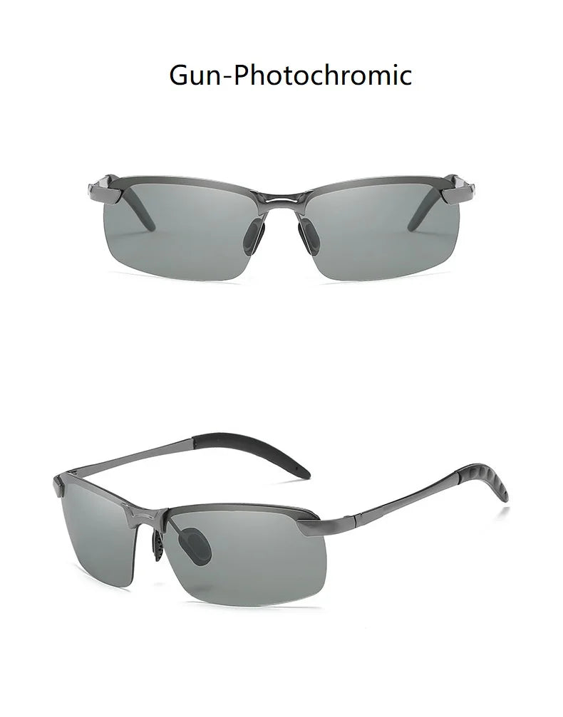 Óculos fotocromático masculino Night Vision. visão diurna e noturna, óculos UV400, condução e pesca