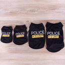 Pet Dog Clother for Small Dogs Polyester Cat Vest Pet Clothing with Warning Pattern for Chihuahua Bulldogs Puppy Costume T-shirt