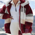 Jaqueta feminina Oversized com capuz