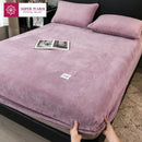 Lençol de pelúcia , capa de colchão elástica