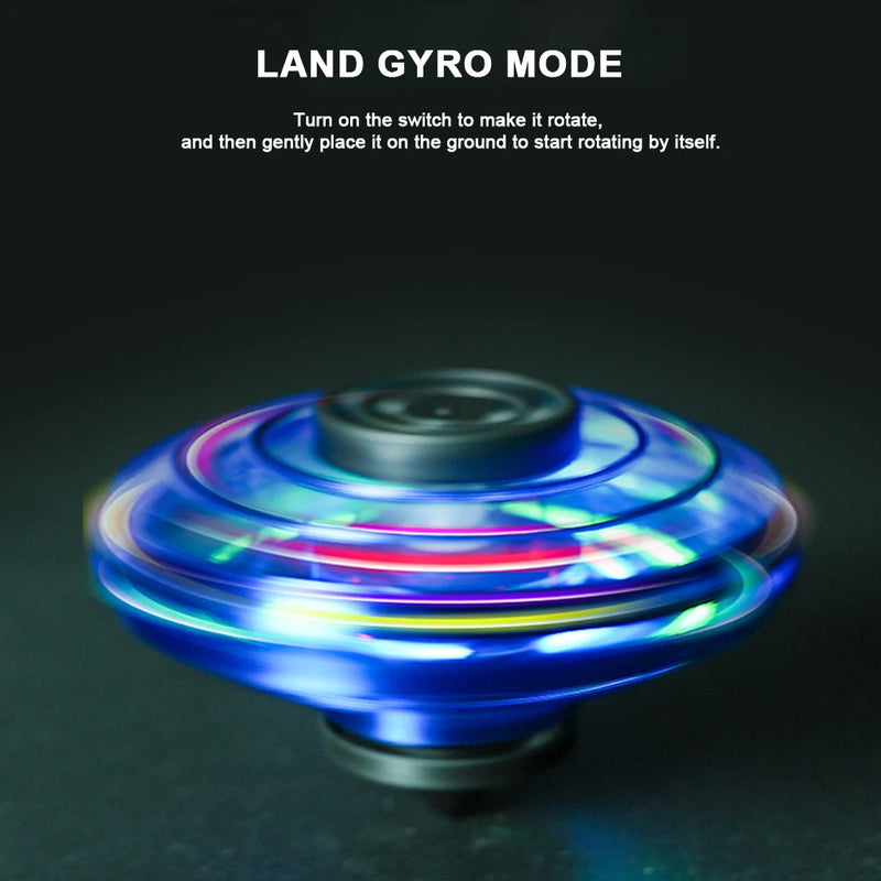 Mini drone Spinner Flying. Diversão para a garotada.