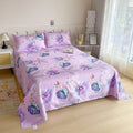Lençol Estampado Floral — Cama Solteiro, Casal e Queen