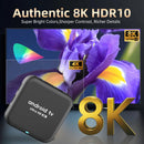 Smart TV Box 8K Ultra HD — Android 14 | Quad Core | Wi-Fi Dual Band | Bluetooth 5.2