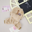 Winter Jumpsuit for Dogs Four Legs Warm Pet Dog Clothes for Small Dogs Down Overalls for Chihuahua Pug Flannel Soft Dog Costume