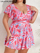 Blusa de manga curtaTankini Verão Bella 2025