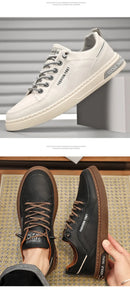 Sapato masculino de cano curto, estilo coreano