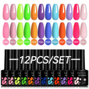 LILYCUTE 10Pcs/set Gel Unha Polonês