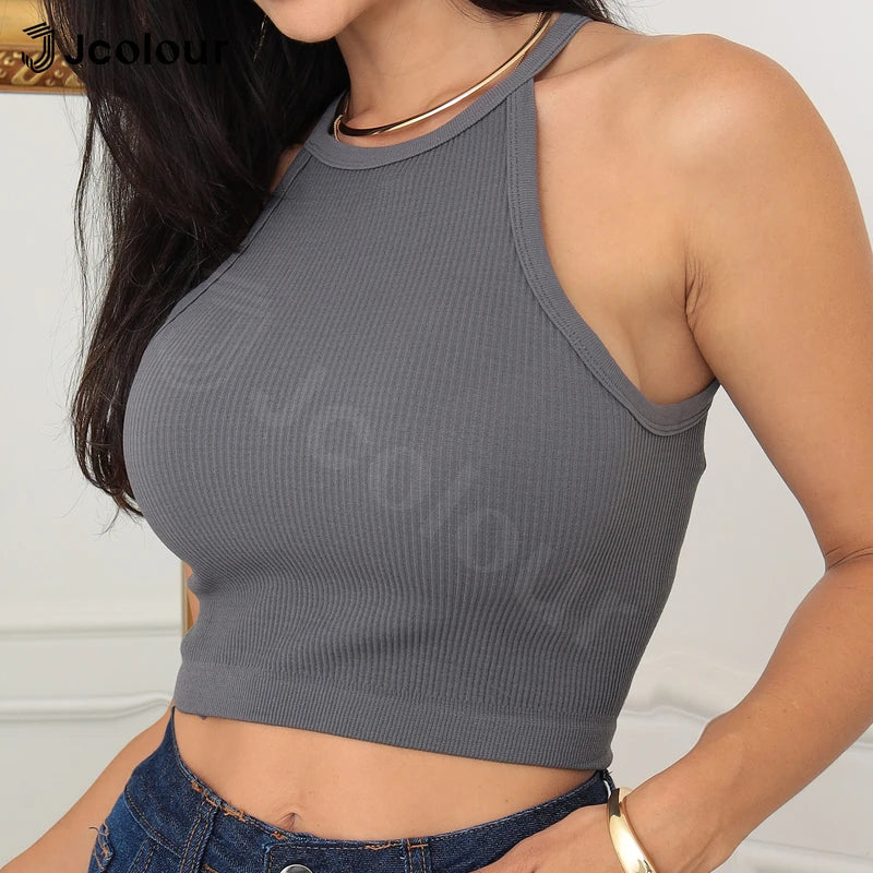 Kit 3 peças Regata Alça Fina ,Decote Blusa sem ombros
