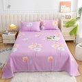 Lençol Estampado Floral — Cama Solteiro, Casal e Queen