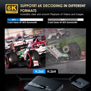 H20PRO Android 10.0 TV Box Allwinner H616 com comando de voz 2.4&5.8G Dual Wifi 100LAN Suporte 1080P Video 4K 3D Media player
