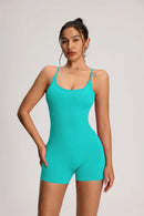 Bodysuit feminino sem costas yoga