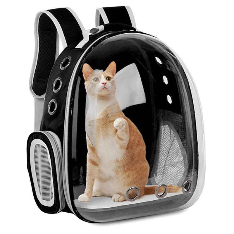 Mochila transportadora de cães pequenos e gatos