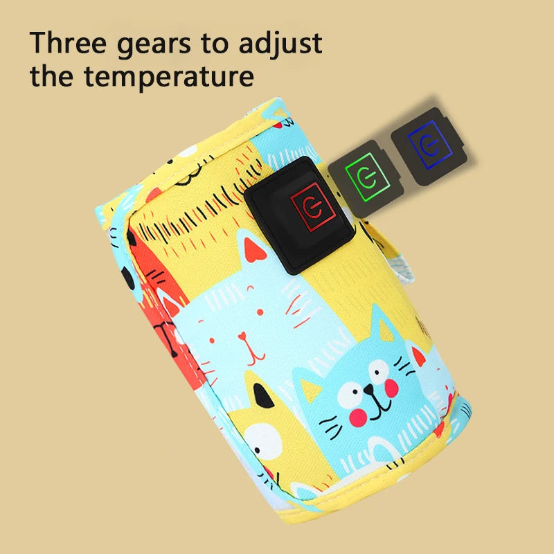 Aquecedor portátil  para mamadeiras USB