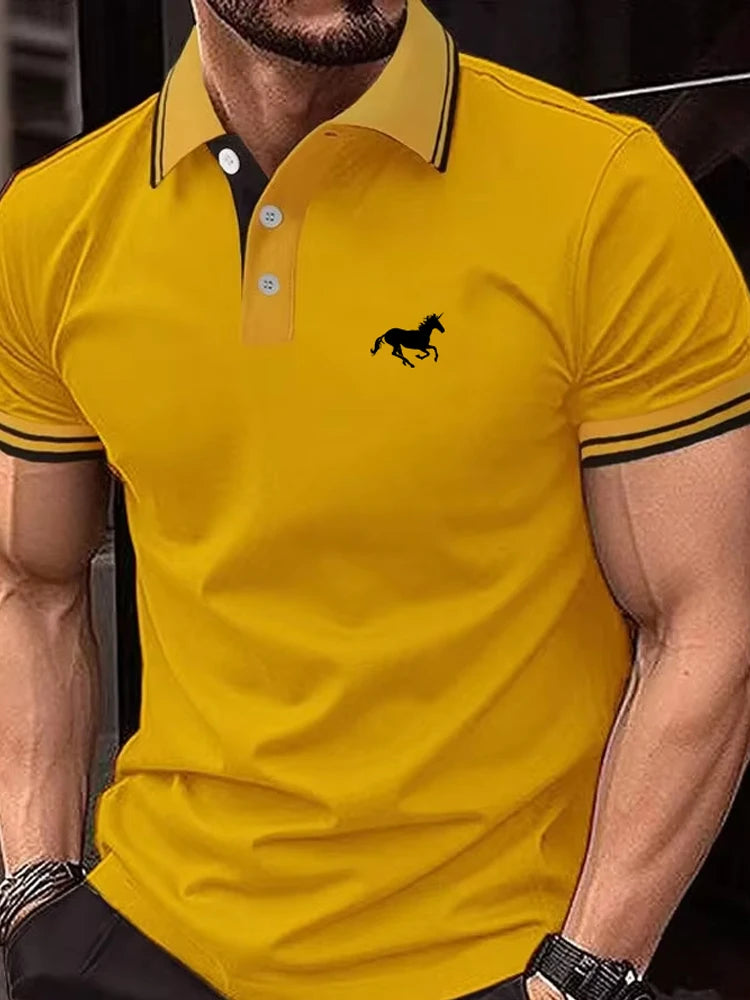 Camisa masculina Casual Polo T-Shirt