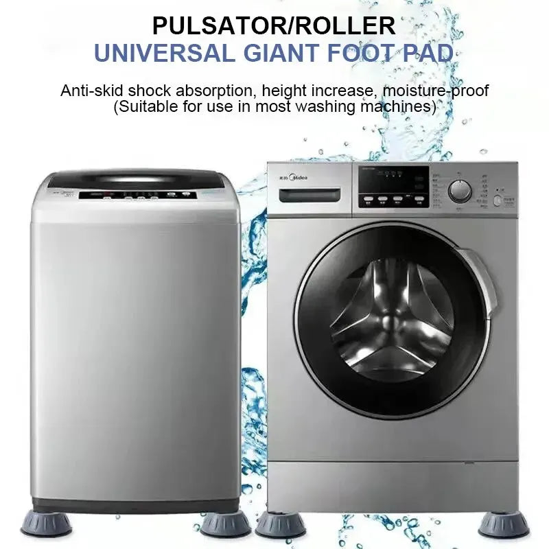 Pés niveladores anti deslizantes. Ideal para móveis e máquinas de lavar