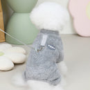 Winter Jumpsuit for Dogs Four Legs Warm Pet Dog Clothes for Small Dogs Down Overalls for Chihuahua Pug Flannel Soft Dog Costume
