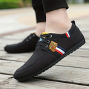 Tênis Masculino Casual em Tecido com Solado em PVC