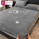 Lençol de pelúcia , capa de colchão elástica