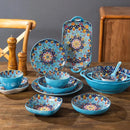 Conjunto de Louças de Cerâmica — Pratos, Tigelas, Bowls e Colher