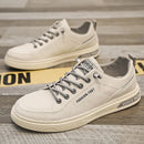 Sapato masculino de cano curto, estilo coreano