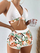 Conjunto biquíni estampado floral