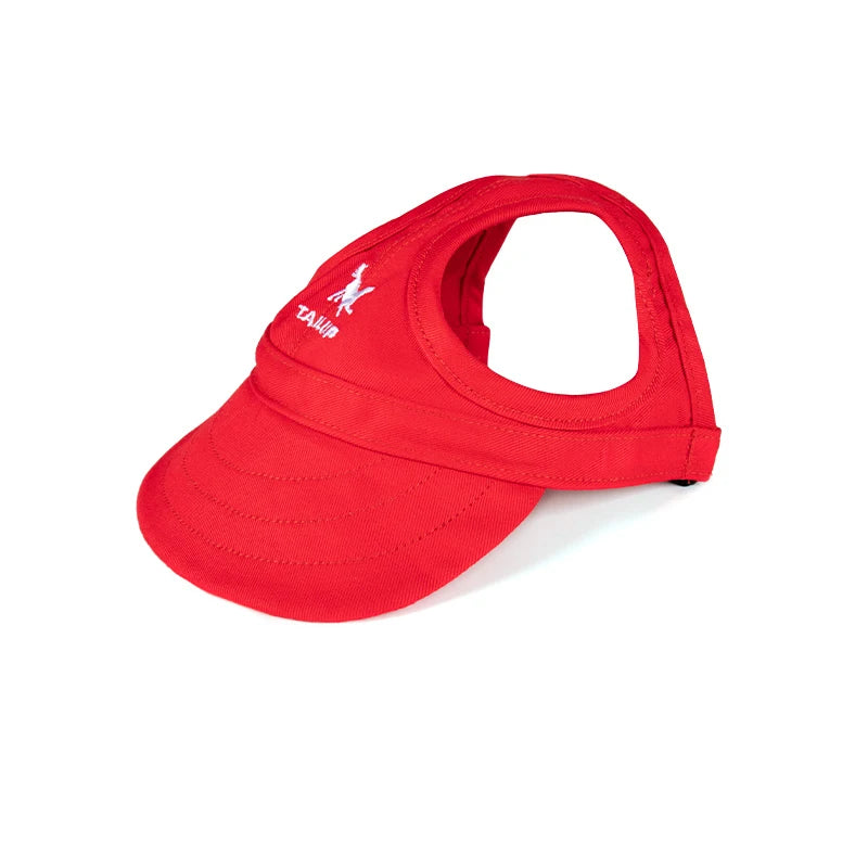 Chapéu ajustável para cães.