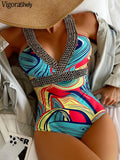 Maiô estampado swinsuit