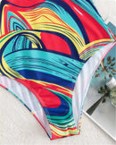 Maiô estampado swinsuit