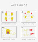 Bóia flutuante não inflável para natação infantil, perfeita para crianças pequenas e de 6 a 36 meses.