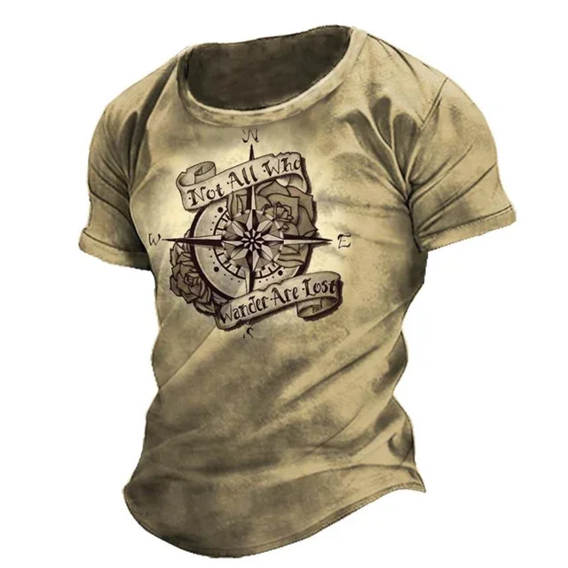 Camisa vintage para homens T-Shirt