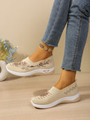 Tênis Feminino Casual Leve de Malha