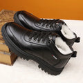 Bota masculina de inverno com forro