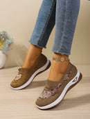 Tênis Feminino Casual Leve de Malha
