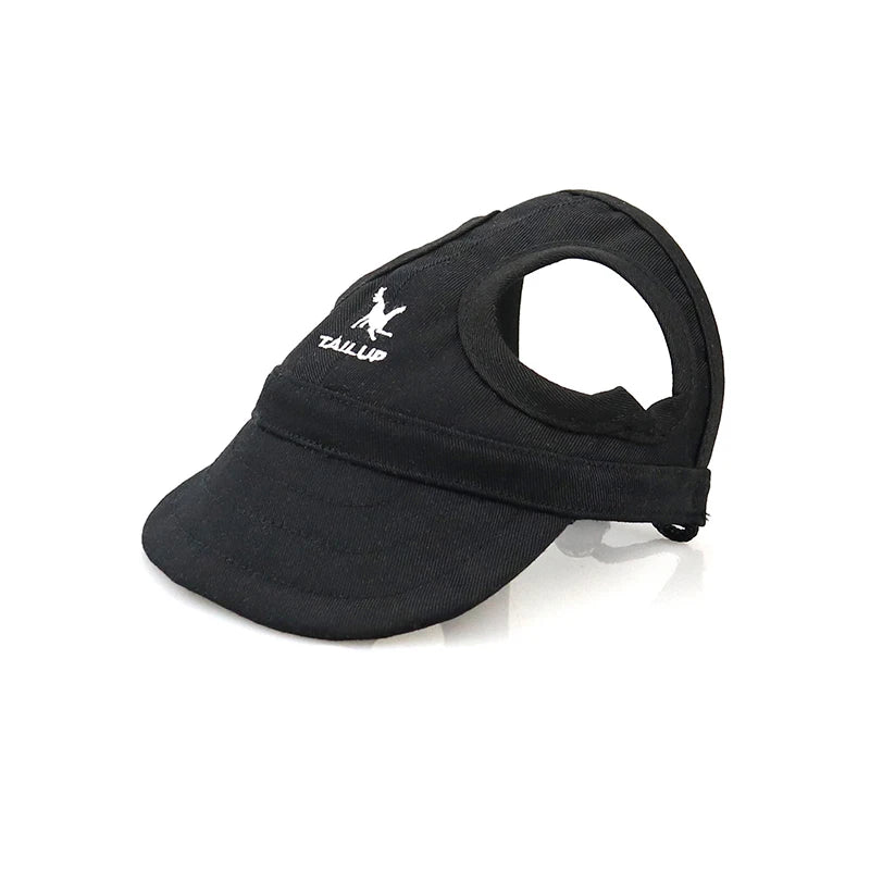 Chapéu ajustável para cães.