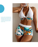 Conjunto biquíni estampado floral