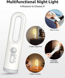 Luminária Noturna LED 2 em 1 com Sensor de Movimento e Lanterna Recarregável