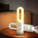 Luminária Noturna LED 2 em 1 com Sensor de Movimento e Lanterna Recarregável