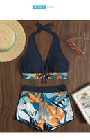 Conjunto biquíni estampado floral