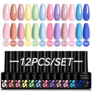 LILYCUTE 10Pcs/set Gel Unha Polonês