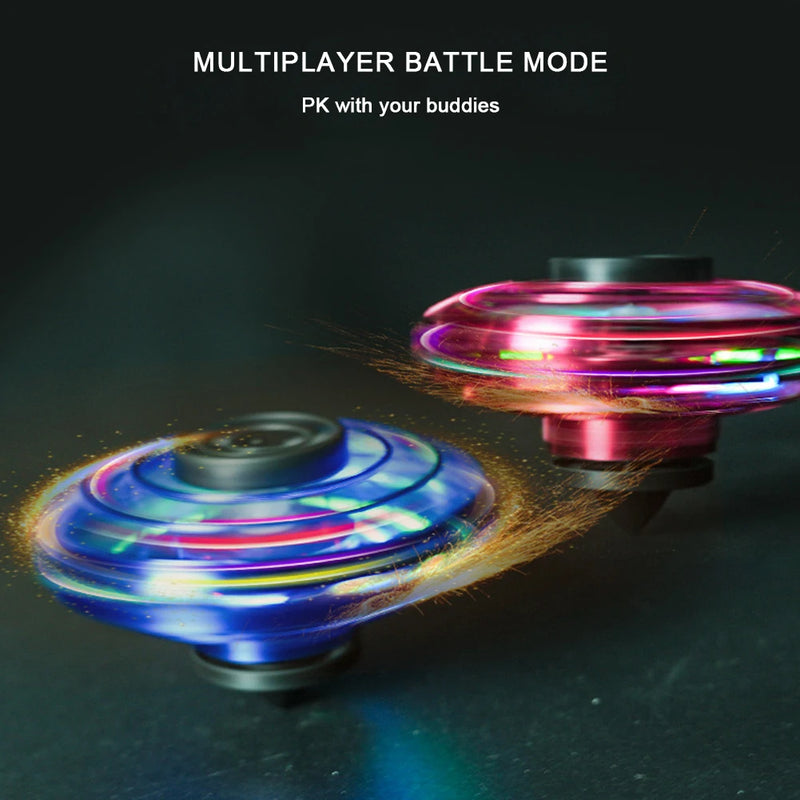 Mini drone Spinner Flying. Diversão para a garotada.