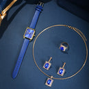 Kit relógio feminino com 1/5/6 pçs