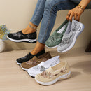 Tênis Feminino Casual Leve de Malha